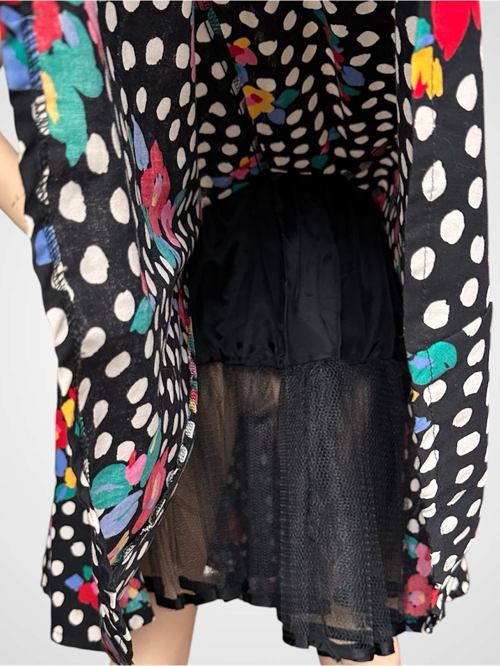 Vintage Le Chateau Polkadot Dress - Picture 4 of 9
